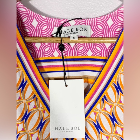NWT Hale Bob Los Angeles Alanis Viscose Jersey Tunic Blouse Sz S Top MSRP $168 - Picture 9 of 9